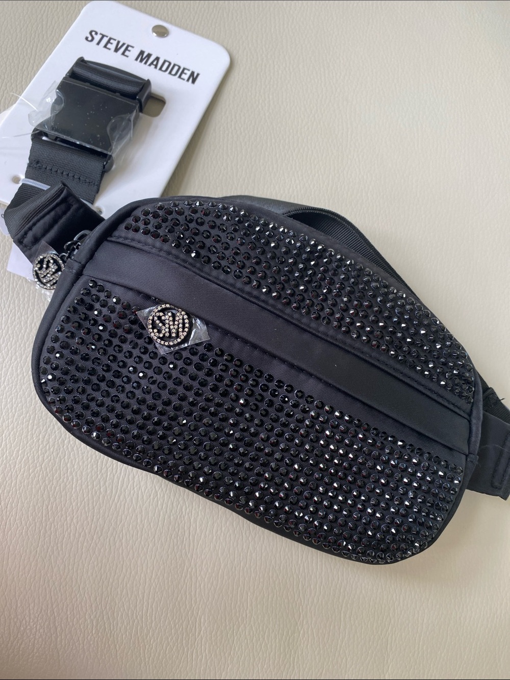 Steve Madden belt bag - rhinestone